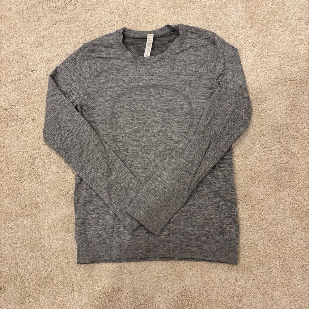 Men's Gray Long Sleeve Shirt